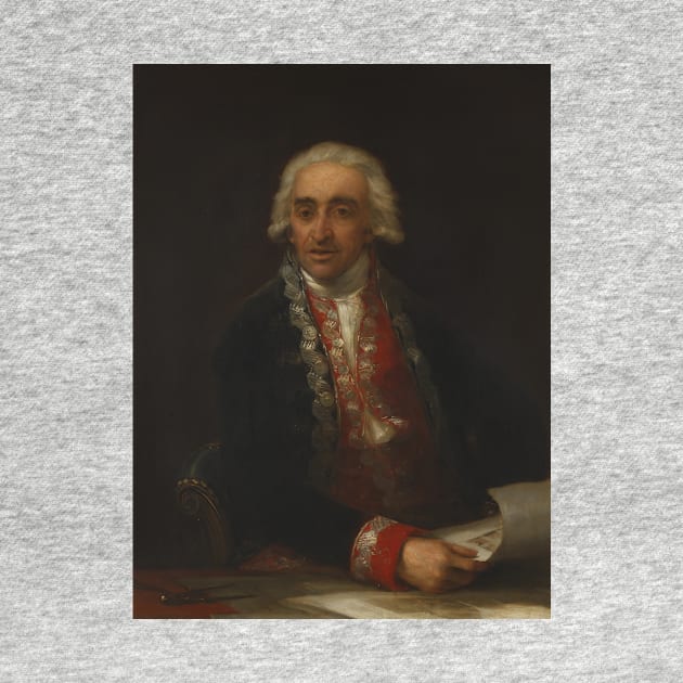 Portrait of Juan de Villanueva by Francisco Goya by Classic Art Stall